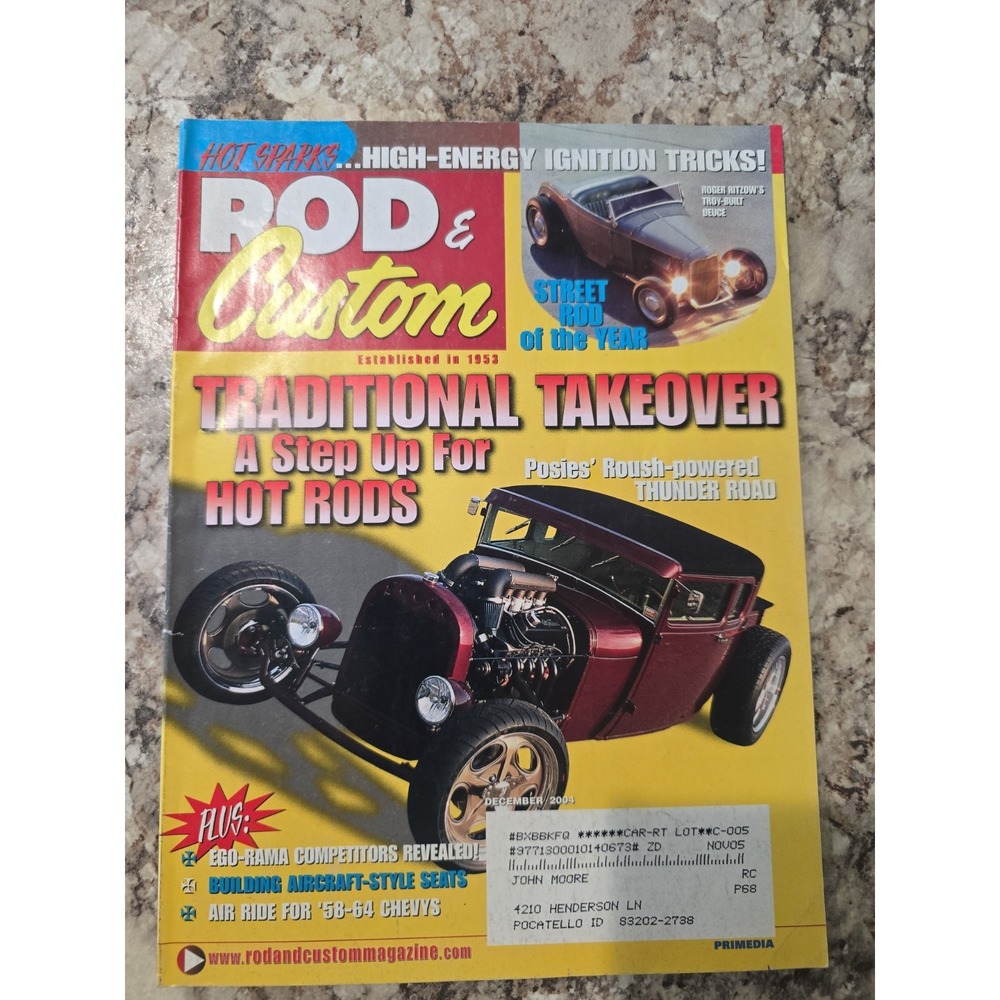 Rod and Custom 2004 December Vintage Hot Rods Custom Cars and Trucks Hop Ups